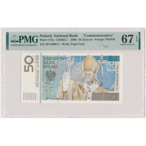 50 zlatých 2006 - Jan Pavel II - PMG 67 EPQ