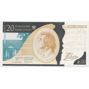 20 złotych 2010 - Fryderyk Chopin