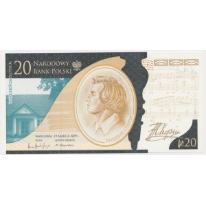 20 złotych 2010 - Fryderyk Chopin