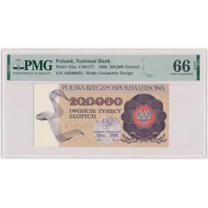 200.000 złotych 1989 - A - PMG 66 EPQ