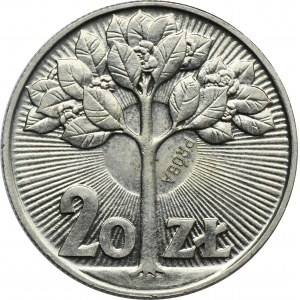 PRÓBA, 20 złotych 1973 Drzewo