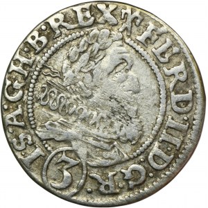 Silesia, Habsburg rule, Ferdinand II, 3 Kreuzer Breslau 1629 HR