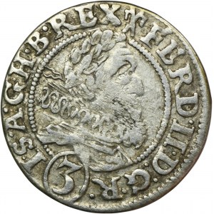 Slezsko, Habsburkové, Ferdinand II, 3 Krajcary Wrocław 1629 HR