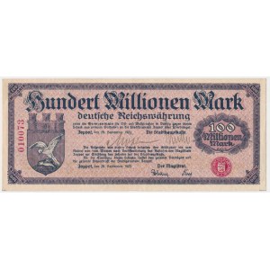 Sopot (Zoppot), 100 million Mark 1923