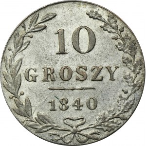 10 groschen Warsaw 1840 MW