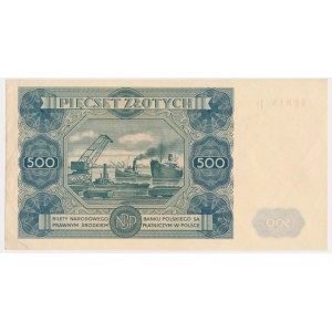 500 Zloty 1947 - J2 -