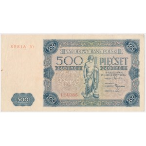 500 zlotých 1947 - Y2 -