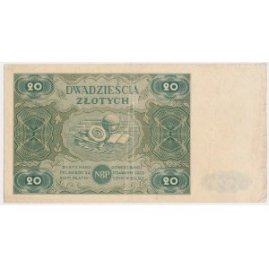 20 zlatých 1947 - D -