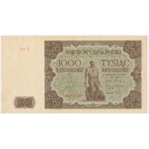 1.000 Gold 1947 - A - seltene Serie