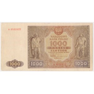 1,000 zloty 1946 - B - first series