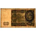 500 złotych 1940 - A13... - numeracja Falsa Londyńskiego