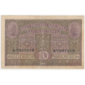 10 marks 1916 - General - tickets -.