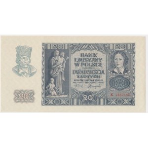 20 zlatých 1940 - K -