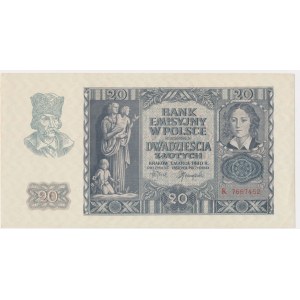 20 zlatých 1940 - K -