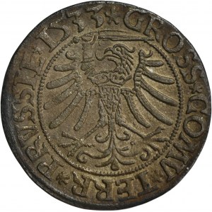 Žigmund I. Starý, Grosz Toruń 1533 - PRVSS / PRVSSIE