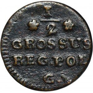 Poniatowski, Półgrosz Kraków 1768 G