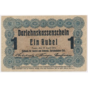 Poznan, 1 Rubel 1916 - kurze Klausel (P3c)