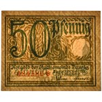 Danzig, 50 Pfennige 1919 - green -