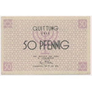 50 Pfennig 1940 - red numerator -