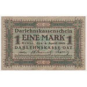 Kowno, 1 Mark 1918 - A -