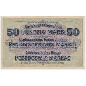 Kowno, 50 Mark 1918 - A -