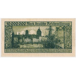 Gdaňsk, 10 milionů marek 1923 - A -