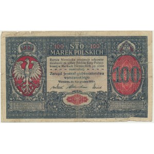 100 marek 1916 - Jenerał - 6 cyfr -