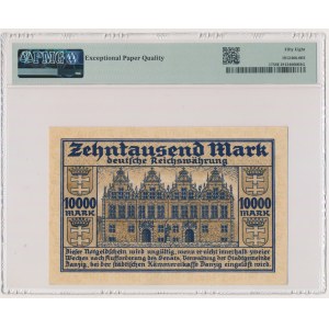 Danzig, 10.000 marek 1923 - PMG 58 EPQ - NICE
