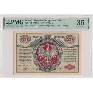 20 marks 1916 - General - PMG 35