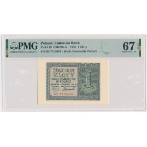 1 Gold 1941 - BC - PMG 67 EPQ