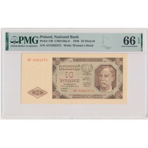 10 Gold 1948 - AY - PMG 66 EPQ