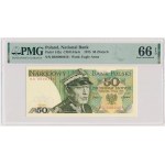 50 złotych 1975 - BD - PMG 66 EPQ - niski numer