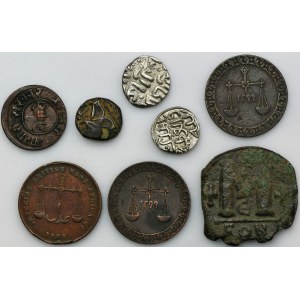 Sada, orientálne a byzantské mince (8 ks)