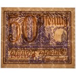 Danzig, 50 fenig 1919 - fialová - PMG 63