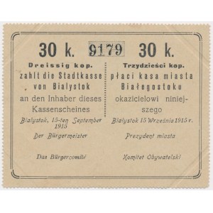 Bialystok, 30 kopějek 1915