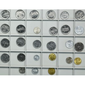 Satz, Vatikanstadt, Gemischte Münzen (27 Stück)