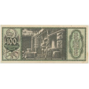 Zoppot, 100 Millionen Mark 1923