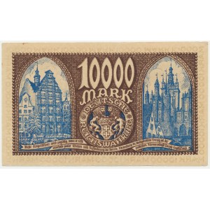 Gdansk, 10 000 mariek 1923