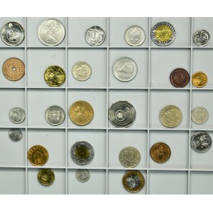 Sada, zmes zahraničných mincí (27 kusov)
