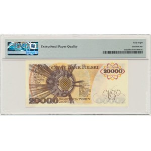 20.000 złotych 1989 - H - PMG 68 EPQ