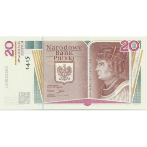 20 złotych 2015 - 600. Rocznica urodzin Jana Długosza -