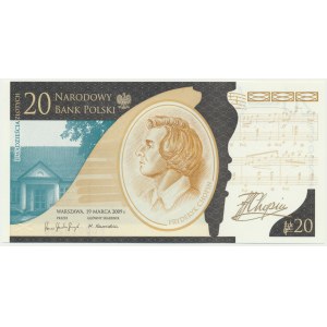 20 złotych 2010 - Fryderyk Chopin -