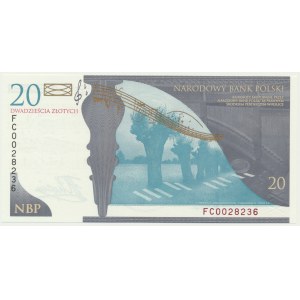 20 złotych 2010 - Fryderyk Chopin -