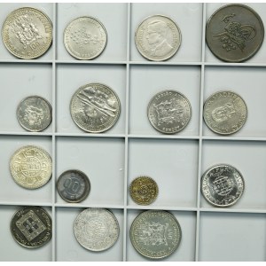 Sada, zmes zahraničných mincí (15 kusov)