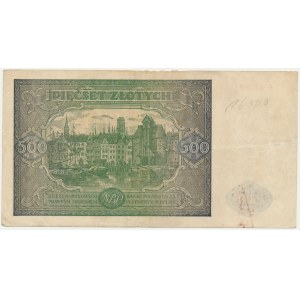 500 Zloty 1946 - A - erste Serie