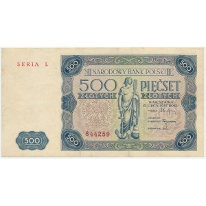 500 złotych 1947 - L -