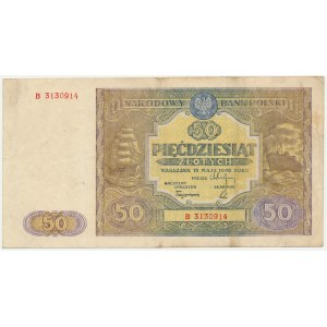 50 zloty 1946 - B -.