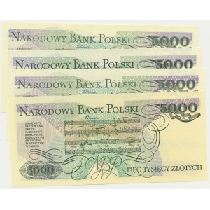 5 000 PLN 1982 (4 ks)