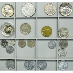 Satz, Monaco, Luxemburg, Frankreich, Gemischte Münzen (20 Stück)