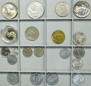 Set, Monaco, Luxembourg, France, Mix of coins (20 pcs.)